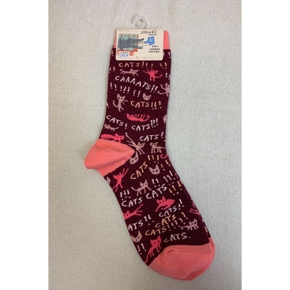 Blue Q Cats Socks NWT - Picture 1 of 4